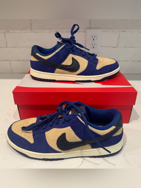 Nike Other - Nike Dunk Low LX Blue Suede Sneaker | DV7411-400 | Women's Size US 12 Men 10.5